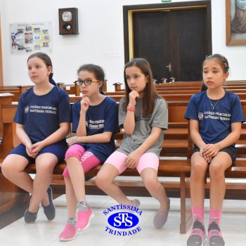 Momentos de convivência entre as turmas e reflexão sobre a vida nova marcam as Celebrações de Páscoa dos estudantes dos Anos Iniciais