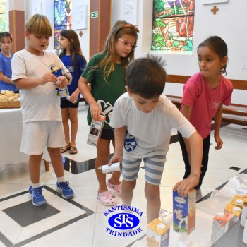 Momentos de convivência entre as turmas e reflexão sobre a vida nova marcam as Celebrações de Páscoa dos estudantes dos Anos Iniciais