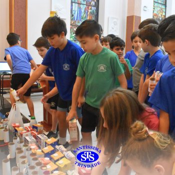 Momentos de convivência entre as turmas e reflexão sobre a vida nova marcam as Celebrações de Páscoa dos estudantes dos Anos Iniciais