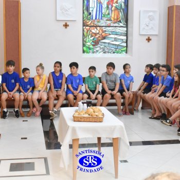 Momentos de convivência entre as turmas e reflexão sobre a vida nova marcam as Celebrações de Páscoa dos estudantes dos Anos Iniciais