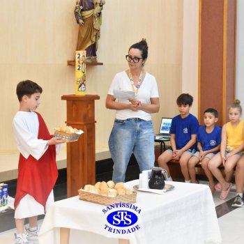 Momentos de convivência entre as turmas e reflexão sobre a vida nova marcam as Celebrações de Páscoa dos estudantes dos Anos Iniciais