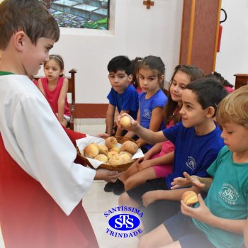 Momentos de convivência entre as turmas e reflexão sobre a vida nova marcam as Celebrações de Páscoa dos estudantes dos Anos Iniciais