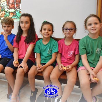 Momentos de convivência entre as turmas e reflexão sobre a vida nova marcam as Celebrações de Páscoa dos estudantes dos Anos Iniciais