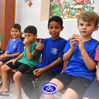 Momentos de convivência entre as turmas e reflexão sobre a vida nova marcam as Celebrações de Páscoa dos estudantes dos Anos Iniciais