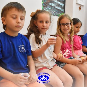 Momentos de convivência entre as turmas e reflexão sobre a vida nova marcam as Celebrações de Páscoa dos estudantes dos Anos Iniciais