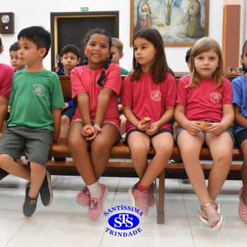 Momentos de convivência entre as turmas e reflexão sobre a vida nova marcam as Celebrações de Páscoa dos estudantes dos Anos Iniciais