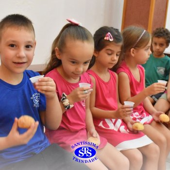 Momentos de convivência entre as turmas e reflexão sobre a vida nova marcam as Celebrações de Páscoa dos estudantes dos Anos Iniciais