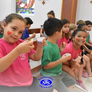 Momentos de convivência entre as turmas e reflexão sobre a vida nova marcam as Celebrações de Páscoa dos estudantes dos Anos Iniciais