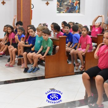 Momentos de convivência entre as turmas e reflexão sobre a vida nova marcam as Celebrações de Páscoa dos estudantes dos Anos Iniciais
