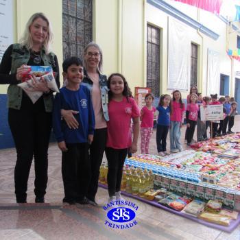 Arrecadamos mais de 800 quilos de alimentos no Gesto Fraterno de Corpus Christi 