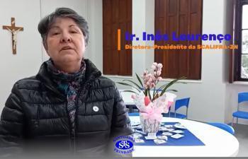 Mensagem da Ir. Inês, Diretora-Presidente da SCALIFRA-ZN