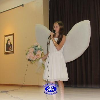 Festa do Olimpo, com alunos do 6º ano 