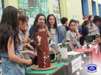 Feira de Ciências com alunos do 6º e 7º anos