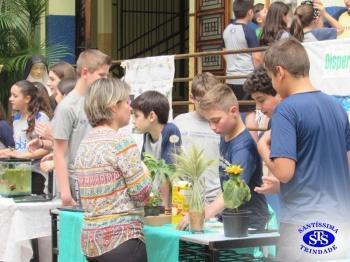 Feira de Ciências com alunos do 6º e 7º anos