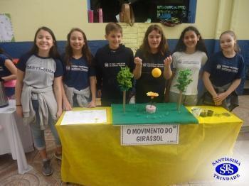 Feira de Ciências com alunos do 6º e 7º anos