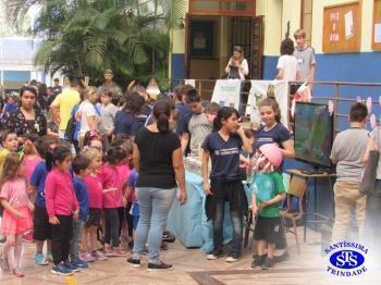 Feira de Ciências com alunos do 6º e 7º anos