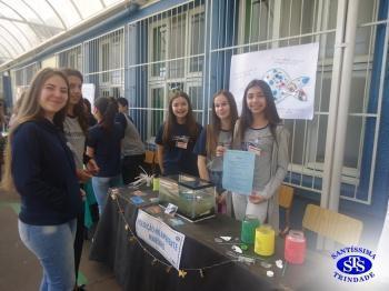 Feira de Ciências com alunos do 6º e 7º anos