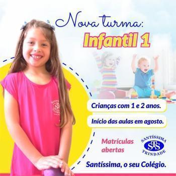 Turma de Infantil 1 iniciará em agosto