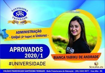 Parabéns, alunos do Santíssima !