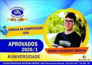 Parabéns, alunos do Santíssima !