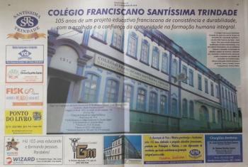 Aniversário do Colégio no Jornal Diário Serrano