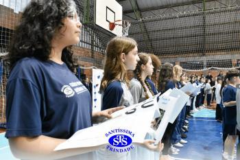 Homenagens aos pais dos alunos do 5º ano
