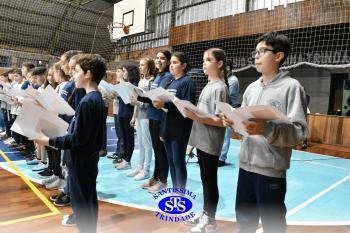 Homenagens aos pais dos alunos do 5º ano