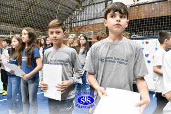 Homenagens aos pais dos alunos do 5º ano