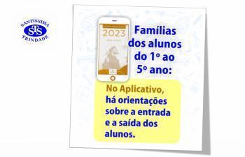 Famílias do 1º ao 5º ano: orientações sobre a entrada e a saída dos alunos