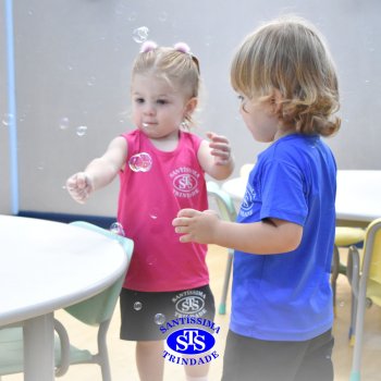 Crianças do Infantil 1, 2 e 3 iniciam as aulas no Colégio