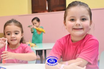 Crianças do Infantil 1, 2 e 3 iniciam as aulas no Colégio