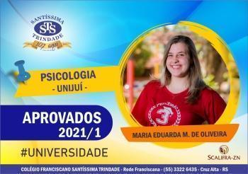 Parabéns, alunos do Santíssima !