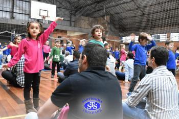 Homenagens aos pais dos alunos do Infantil 5 e do 1º ano