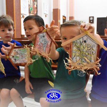 Turmas da Educação Infantil celebram o significado do Natal na Capela