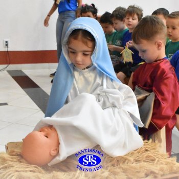 Turmas da Educação Infantil celebram o significado do Natal na Capela