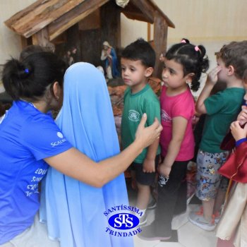 Turmas da Educação Infantil celebram o significado do Natal na Capela