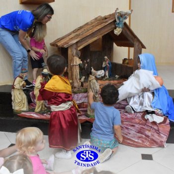 Turmas da Educação Infantil celebram o significado do Natal na Capela
