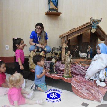 Turmas da Educação Infantil celebram o significado do Natal na Capela