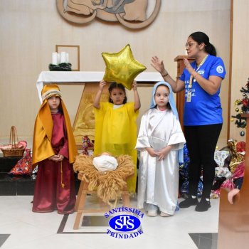 Turmas da Educação Infantil celebram o significado do Natal na Capela