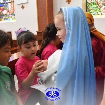 Turmas da Educação Infantil celebram o significado do Natal na Capela