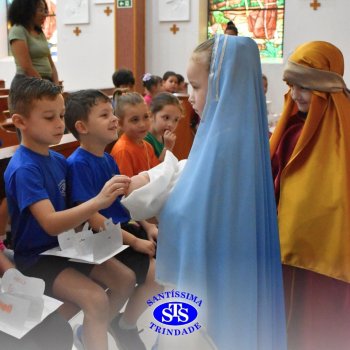 Turmas da Educação Infantil celebram o significado do Natal na Capela