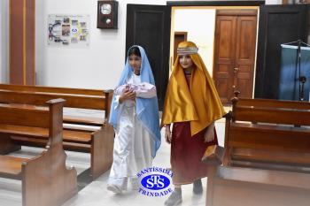Alunos de 3º, 4º e 5º ano participam de Celebrações de Natal