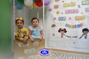 Alunos participam de atividades alusivas ao Dia da Criança 