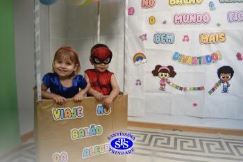 Alunos participam de atividades alusivas ao Dia da Criança 