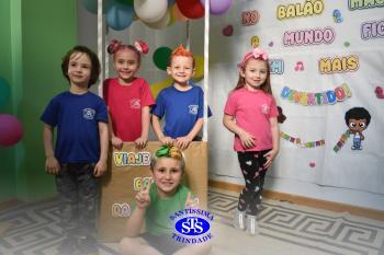 Alunos participam de atividades alusivas ao Dia da Criança 