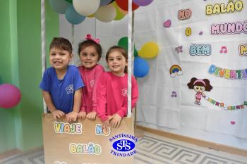 Alunos participam de atividades alusivas ao Dia da Criança 