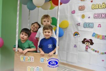 Alunos participam de atividades alusivas ao Dia da Criança 