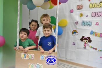 Alunos participam de atividades alusivas ao Dia da Criança 