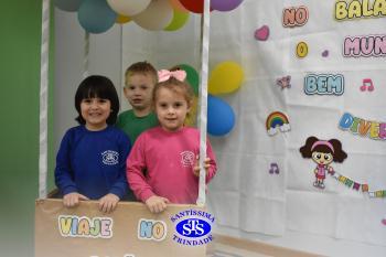 Alunos participam de atividades alusivas ao Dia da Criança 