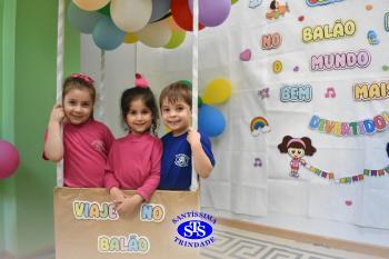 Alunos participam de atividades alusivas ao Dia da Criança 